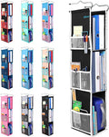 ABRA® 3 Shelf Hanging Locker Organizer for School, Work, Gym | Deep Shelves 6.5”x 9”| Eco-Friendly Fabric Healthy for Childre