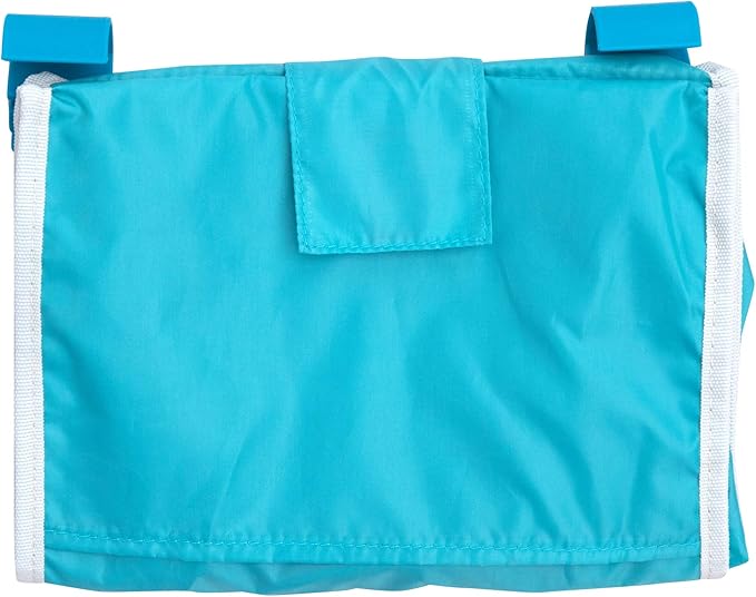 Handy Sandy 3-Pack Reusable Grocery Cart Bags – Foldable Shopping Organizers with Universal Cart Clips, PE Board Base