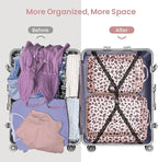 Cambond Compression Packing Cubes for Travel - Lightweight Expandable Travel Bags Luggage Organizers Travel Essentials Compre