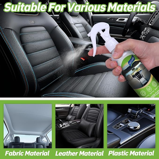 8.66 OZ (256 ml) Car Ceiling Cleaner,Headliner Cleaner,Multifunctional Car Interior Roof Fabric Cleaner Spray,Multi Purpose D