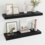 Dreamland 30 Inch Long Floating Shelves in White,8 Inch Deep Floating Shelf for Wall,Large Display & Storage Shelf, Wall Shel