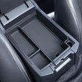JKCOVER Center Console Full Organizer Tray Compatible with Toyota 4Runner 2010-2020 2021 2022 2023 2024 Accessories,Insert Armrest Box Secondary Storage ABS Black Materials