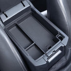 JKCOVER Center Console Full Organizer Tray Compatible with Toyota 4Runner 2010-2020 2021 2022 2023 2024 Accessories,Insert Armrest Box Secondary Storage ABS Black Materials