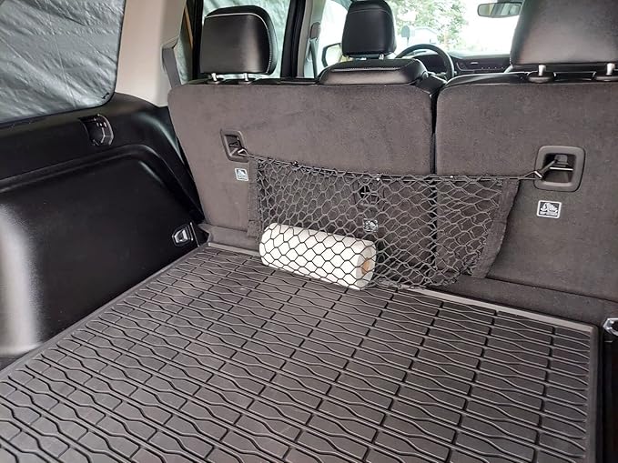 Trunk Rear Seats Organizer Cargo Net for Jeep Grand Cherokee L WL 2021-2025 - Envelope Style Cargo Net for SUV - Premium