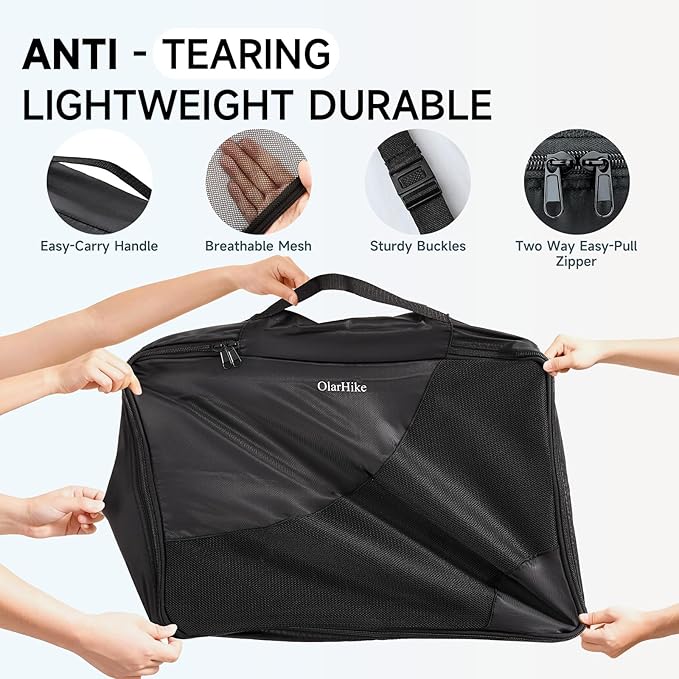 11 Set Packing Cubes for Travel, Gifts for Women Mom Kids, TSA Approved Bags for Makeup, Cosmetic, Toiletry, Suitcase Organiz