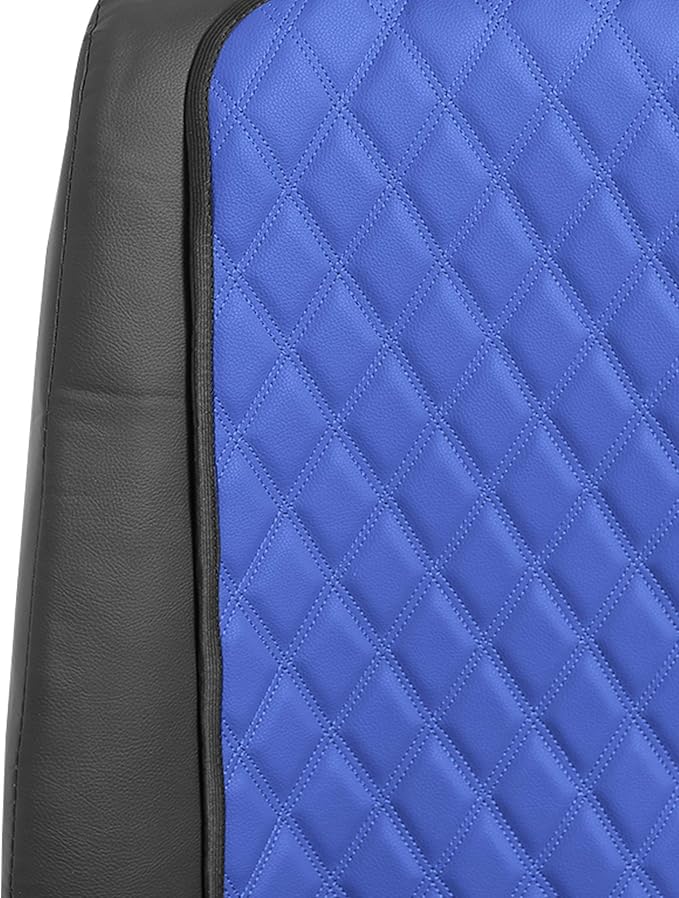 FH Group Car Seat Cushion – Faux Leather Single Front Seat Cover with Front Pockets, Airbag Compatible, Universal Fit Car Sea