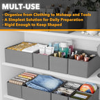 SpaceAid Drawer Organizer Clothes, 12 Pack Dresser Organizer Bins for Nursery, Closet Organization and Storage Dividers for C