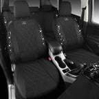 CAR PASS Oxford Bling Diamond Car Seat Covers Full Set Interior Sets, Waterproof Shining Glitter Sparkly Crystal Universal Ar