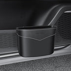 Car Trash Can Mini Trash Bin Garbage Organizer with Plastic Trash Bag Automotive Small Garbage Bin for Home Office Auto Vehicle Car Door Front Back Seat Storage Accessories (clip on trash can)