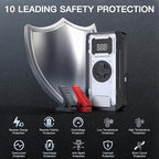 5000A Portable Car Jump Starter with Air Compressor, 150PSI Car Battery Jump Starter (10.0L Gas/8.0L Diesel Engines),12V