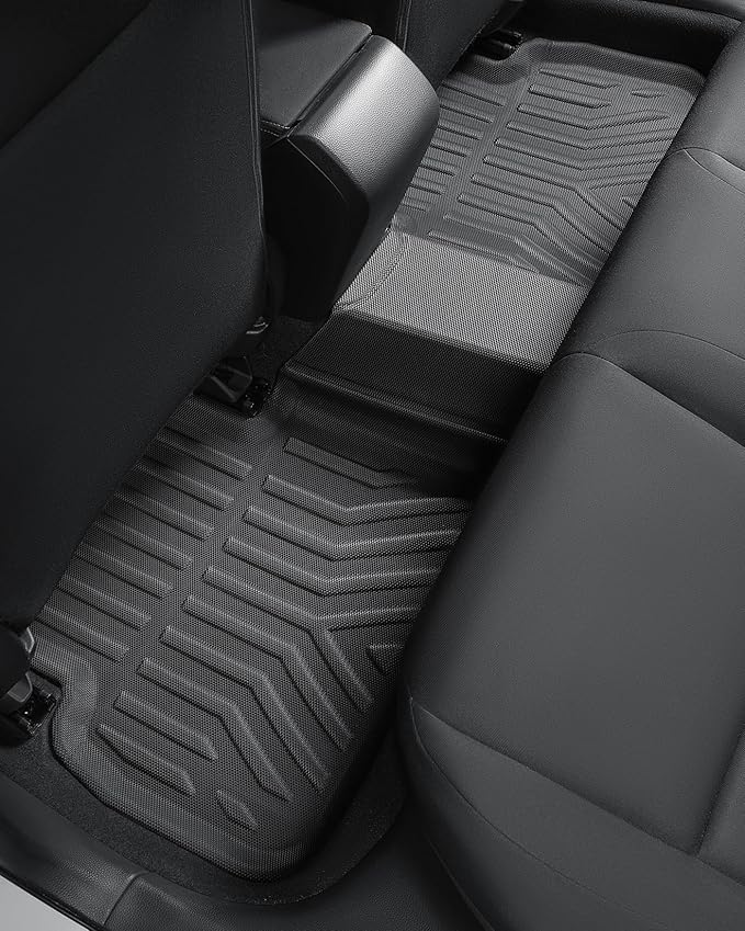 Custom Fit 3 Pcs Floor Mats for Honda Civic 2022-2025 - All-Weather Rubber Mats & Liners, Heavy Duty Car Interior Protection for Civic, Weather-Resistant & Easy to Clean