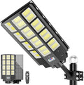 Loyoele 9000W Solar Street Lights Outdoor 240000 Lumens Solar Flood Light with Remote Control & Motion Sensor, Waterproof IP66 Dusk to Dawn Solar Power Lights for Garden,Yard, Path, Parking Lot 1-Pack
