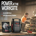 Schumacher Electric DSR ProSeries Car Battery Jump Starter - 2200 Peak Amp 12V Car Starter, Jump Box & Portable Power