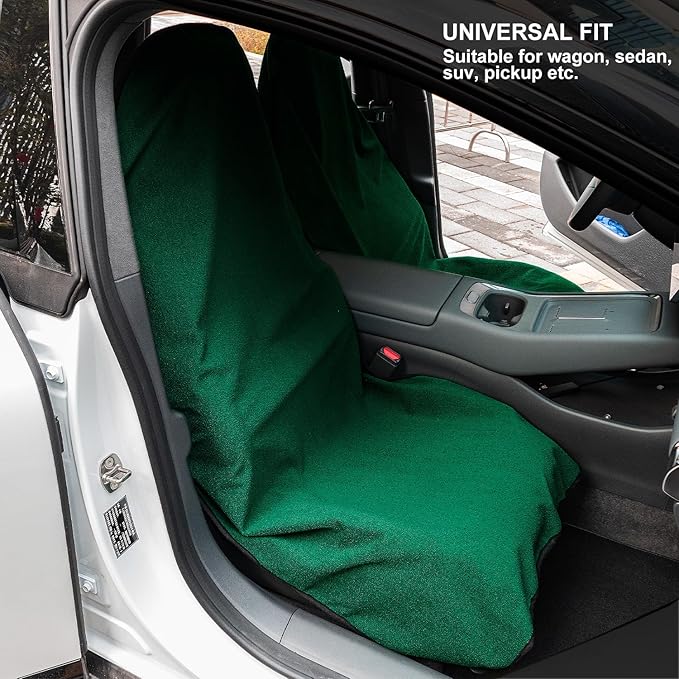Waterproof Sweating Car Seat Cover for Post Gym Workout, Running, Swimming, Beach and Hiking, Universal Fit Non-Slip Bucket S