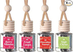 CE Craft Hanging Car Air Freshener – Fragrance Oil Diffuser with Essential Oils – Long-Lasting Aromatherapy Scents for Automo
