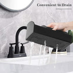 Luxspire Bathroom Counter Organizer, Toothbrush Holder for Bathroom 5 Slot, Large Bathroom Countertop Organizer Storage Marbl
