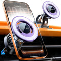 LISEN Fits MagSafe Car Mount Car Phone Holder,Strong Magnetic Phone Holder for Car Magsafe, Dashboard Vent iPhone 16 Car Mount Holder Car Accessories for iPhone 16 15 14 13 12 Pro Max,Purple