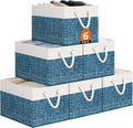 StorageTastic Storage Bin,Collapsible Storage Basket For Organizing,Large Storage Boxes With Rope Handles,Storage Containers,
