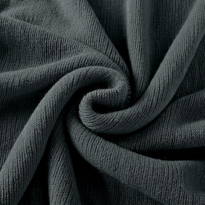 Homiest Decorative Knitted Throw Blanket With Fringe, Lightweight Acrylic Knit, Soft & Cozy Tassel for Couch Sofa Bed (Charco