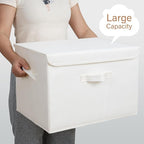 GRANNY SAYS Storage Boxes with Lids, Large Storage Bins with Lids, Decorative Box, Shelves Baskets, Clothes Storage and Organ