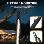 12V 4ft Led Light Strip Dimmable Camping Awning Light with 140 SMD 2835 LED Chips Cabinet Lights, Rv Accessories Waterproof IP67 Multi-Functional Use for Car Tent, Camper Motorhome