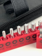 Apollo Tools 56 Piece Compact Metric Auto Tool Set in Zippered Case, Small Mechanic Tool Set for Car Emergency, Motorcycle Re