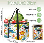 Reusable Grocery Bag, Foldable Large Shopping Tote Bag for Groceries Kitchen Picnic Car Trunk