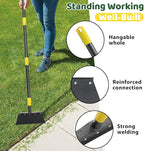 Ice Scraper, Snow Shovel, 2 Spades, 88" Detachable Garden Flat Shovel Scraper, Multifunctional Garden Cleaning Shovels,Heavy Duty Floor Scrapers for Weeding, Edging, Driveway Snow Ice Removal