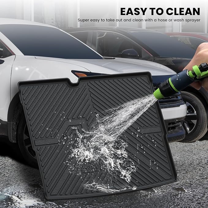 LASFIT Cargo Mat & Backrest Mats for Nissan Kicks 2025-2026 (Not Fit AWD & 2025 Kicks Play), All Weather TPE Custom Fit Easy Clean Durable No-Curling Trunk Mat for Kicks 2025-2026 S/SV/SR Cargo Liner