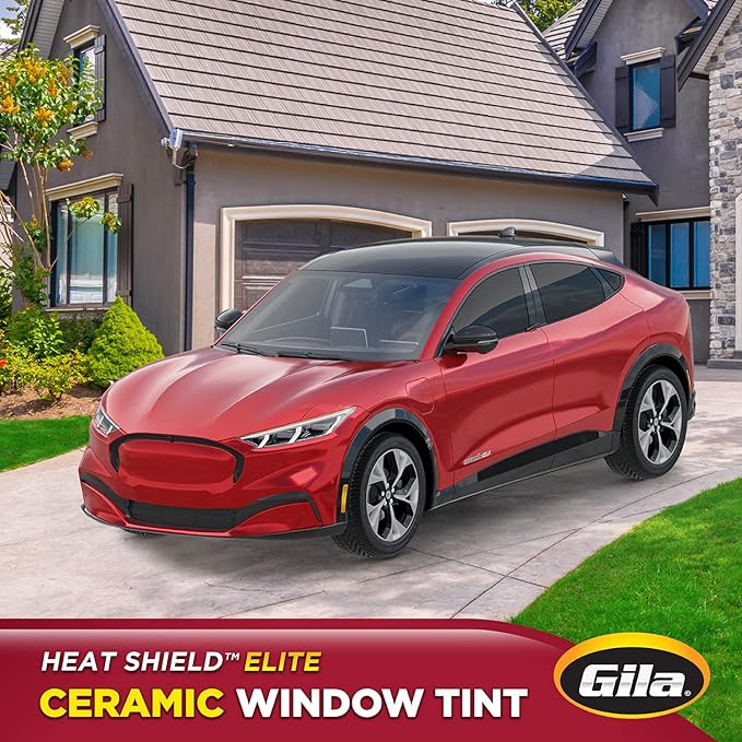 Gila Heat Shield Elite 5% VLT Automotive Ceramic DIY Window Tint Advanced Heat Control Glare Control 2ft x 6.5ft (24in x 78in), Limo Black