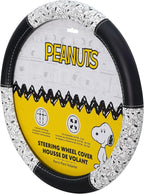 Plasticolor 006794R01 Peanuts Snoopy Expressions Steering Wheel Cover