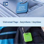 Custom Luggage Tags (3 or 6 Pack) - Personalized Unique Suitcase & Backpack Travel, Durable, Waterproof & Heavy Duty (Hot Pin