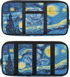 Starry Sky Car Sun Visor Storage Bag Multi-Function Organizer for Card Pen Invoice Pouch Case Bag Universal for Car Sun Visor Accessory 11.81 x 5.9 Inch