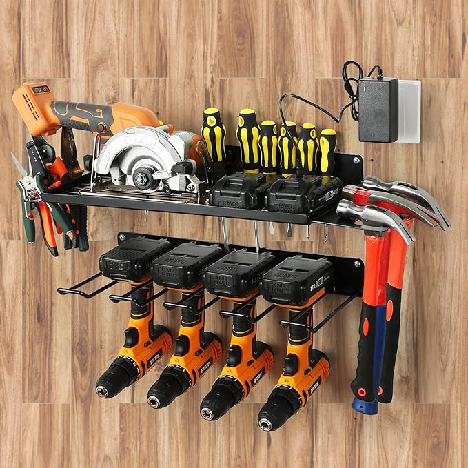 UU-Major Power Tool Organizer for Garage Organization,Drill Holder Wall Mount for Tool Stoarge, Tool Organizers and Garage St