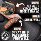 Chemical Guys Leather Scent Premium Air Freshener & Odor Eliminator – Car Air Freshener Leather Scent– Eliminates Odors and R