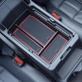 PIMCAR Center Console Organizer for 2023 2024 2025 2026 Honda CR-V LX/EX/EXL/Sport/Sport-L/Sport Touring Hybrid ABS Plastic Material Armrest Box Insert Tray Accessories-Red Trim