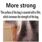 insulated picnic bag extra cooler Grocery shopping bags, Reusable, Heavy Duty, zipped zipper,Collapsible,tote,for men,women,for car,Recycled Golden XL-Large