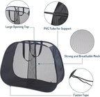 Seiritex Mesh Popup Laundry Hamper 2 Compartment, Collapsible Laundry Sorter Basket Foldable Hamper for Clothes, College Dorm