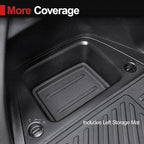 Cargo Mat for 2023-2025 2026 Honda Pilot, All Weather TPE Cargo Liner with Backrest Mat Interior Protection for Honda Pilot TrailSport Touring Elite EXL Black Edition Accessories