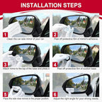 LivTee Blind Spot Car Mirror, HD Glass Frameless Convex Side Mirror Blindspot, Wide Angle Rear View Mirrors for SUVs, Trucks and RVs - Car Accessories