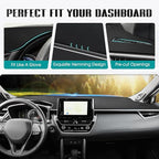 FIILINES Dash Cover for 2022-2026 Toyota Corolla Cross, Dashboard Mat Accessories Dash Cover Sunshade Nonslip Mesh Protector 