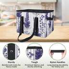 Reusable Grocery Bags Heavy Duty Shopping Bags Foldable Large Tote Bags with Long Handles & Hard Bottom