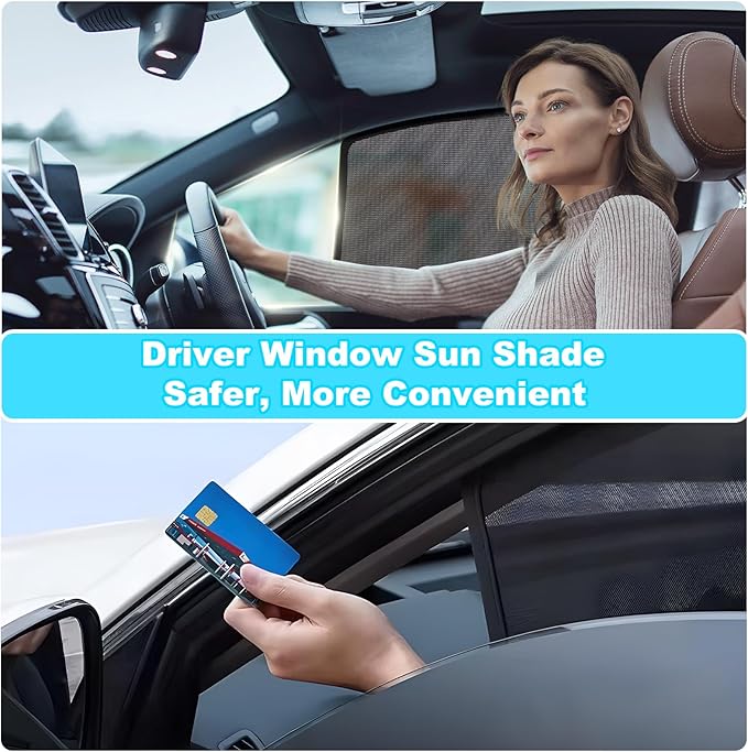 XCBYT Car Window Shades for 2019–2024 Corolla Sedan (Not for Hatchback/Touring/Cross), 4PCS Side Window Sun Shades, Breathable Mesh UV Protection for Baby, Privacy & Heat Insulation