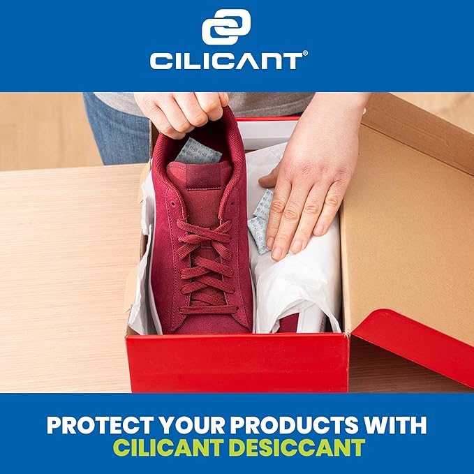 CILICAnt 5-gram Desiccant Pouches, 200 pcs Pack, Food Grade Moisture Absorbers Ideal for Packaging of Shoes, Jewelry,