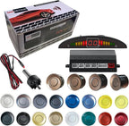 Parking Sensor Kit Backup Sensor Kit Reverse Sensor for Car 18 Color Options for Probes Adjustable Alarm Volume Professional 