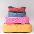 ban.do Getaway Polyester and Mesh Packing Cube Set, Includes 4 Foldable Luggage Organizers in Various Sizes (Really Important