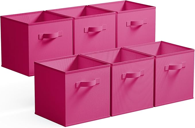 GRANNY SAYS 11 Inch Cube Storage Bins, Cube Storage Organizer, Fabric Storage Bins, Storage Cubes for Shelves, Closet, Toy St