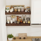 30 Inch Floating Shelves, 12" Deep Floating Shelf Wall Mounted, 30" Wall Shelves, Rustic Deep Bookshelf, Extra Deeper & Thick