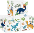 Clastyle 3 pcs Dinosaur Cube Storage Unit Boxes Volcano Kallax Box for Shelves Parents Storage Baskets for Book Clothes Toy O