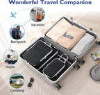 Compression Packing Cubes, 10 Set Packing Cubes for Travel Compression, Lightweight Compressible Package Organizer for Carry 